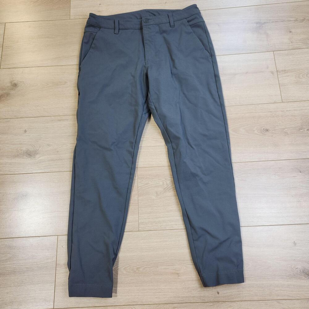 BYLT Everyday Jogger Pants Mens 34 Gray Stretch Tapered Casual Athletic